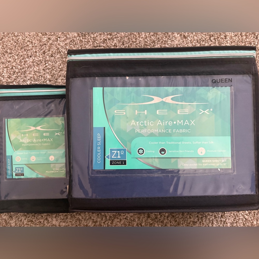 Sheex Arctic Aire Performance Fabric Sheet Set Queen